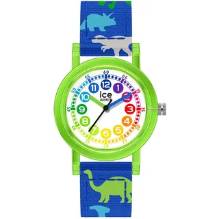 ICE-Watch Learning 24 Gehäusebreite 38 mm Kunststoffgehäuse Grün Silikonarmband Blau