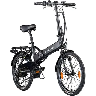 Zündapp Green 1.0 e Bike 20" Klapprad 36V Pedelec Citybike schwarz matt 37cm