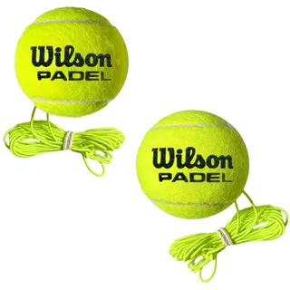 MOVEMATE® 2er Set Wilson Padelball mit Schnur | Ersatzball | Padel Trainer