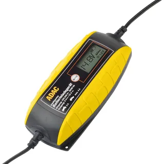 Brüder Mannesmann Werkzeuge ADAC Batterie-Ladegerät, 6/12V mit Komfort-Klemme