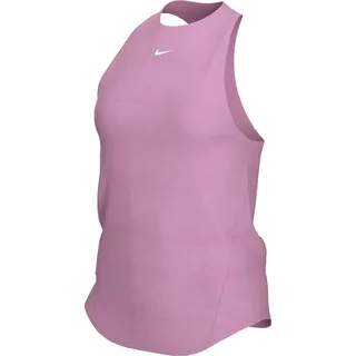 Nike Damen W NP Tank All Over MESH Top, Active Fuchsia/(Black), S