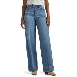 Lee Damen Legendäre High Rise Hose Jeans, Elevated Retro, 10 Short
