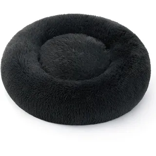 Bedsure Katzenbett große Katzen flauschig - Ø 50 cm Bettchen, waschbar Plüsch
