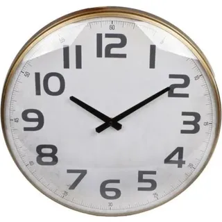 Wandklok Dresden 43x6.5x43 cm Messing/Metaal