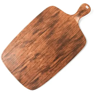 Holst Porzellan WD 242 B1 Porzellan Brett 42 x 23 cm Wood Design- zweite Wahl Braun 42 x 23 x 3,5 cm 1 Stück