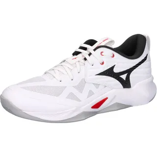 Mizuno Unisex Hallenschuhe WAVE MOMENTUM PRO V1GA2540-59 42.5 - White/Black/Fiery Red - 42.5