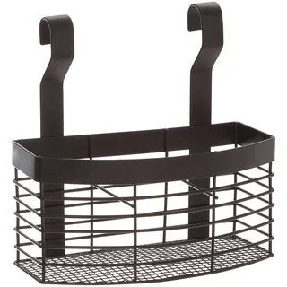 Premier Housewares SORELLO Aufbewahrungskorb, Eisen, Schwarz, 12 x 20 x 21 cm