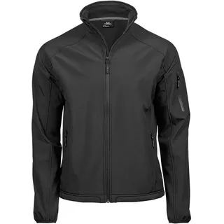 Tee Jays - Softshelljacke Leicht für Herren - Aktiv PC4846 (5XL) (Schwarz) - Schwarz
