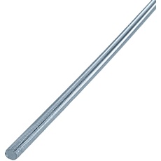 HELPMATE – Gewindestange M5 x 330 mm aus verzinktem Stahl – 10 Stück Gewindestab mit metrischem Vollgewinde – Gewindestift mit Festigkeitsklasse 4.8, DIN 976