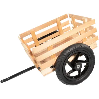 Lemodo Anhänger mit Luftreifen für Gokart, Trailer für Kinderfahrzeuge, Einachshänger