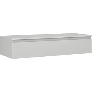 Mexen Orio Badezimmerschrank unter dem Waschbecken 120 cm mit Arbeitsplatte, 1 Schublade, graumatt - 91A10-12023-1-BFC62 - Grau