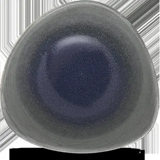 Churchill Super Vitrified Stonecast Aqueous Fjord Cream Bowl Dreieck, 18,5 cm / 37 cl, 12 Stück