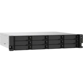QNAP TS-1273AU-RP Leergehäuse 12-Bay Schwarz/Grau