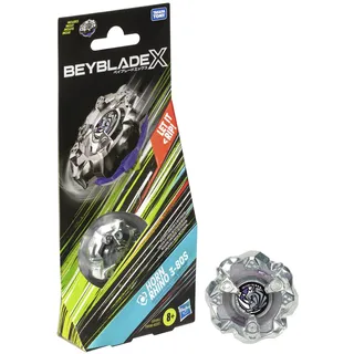 Beyblade X Horn Rhino 3-80S Kreisel Booster Pack, rechtsdrehender Abwehr-Typ mit X-Celerator, mit 2 Klicks aufbauen und in der Arena kämpfen, für Kinder ab 8 Jahren