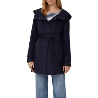 s.Oliver Wollmix-Mantel im Slim Fit mit Gürtel
