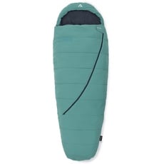 qeedo Buddy Mumienschlafsack - extra breit, groß, leicht, bequem - Sommerschlafsack mit kleinem Packmaß und Soft-Touch-Oberfläche, Outdoor Camping- & Reiseschlafsack in Eiform unisex für Erwachsene