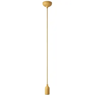 creative cables Silikon Bunte Hängelampe 1-flg.  One Size Gelb/Gold