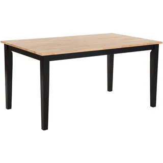 Beliani Esstisch 75 x 74 x 75 cm braun