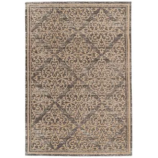 Kayoom Davis 125 Kurzflorteppich 160 x 230 cm Beige