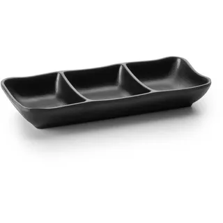 LACOR 63380 Quelle, 3 Soßen, Melamin, 19 x 8 x 3 cm, Schwarz