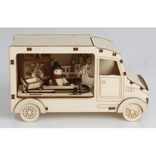 Weihnachts-LKW mit LED Foodtruck Weihnachtsdekoration Weihnachtsauto