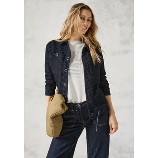 Cecil 3/4-Arm-Shirt mit grafischem Print und Ziernieten, weiß