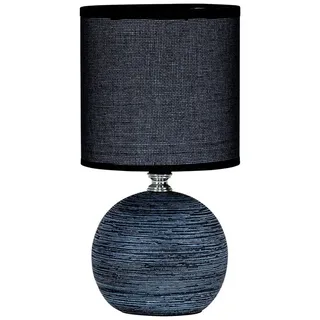 levandeo Tischlampe Keramik Anthrazit 2 St.