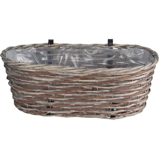 PROGARDEN Blumenkasten 21 x 16 x 45 cm Beige