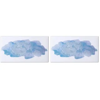 Rayher 31630356 Wachsmotiv Watercolor, hellblau, 9 x 16,9 cm, 1 Stück, zum Gestalten von Kerzen (Firmung, Konfirmation, Taufe, Hochzeit etc.) (Packung mit 2)