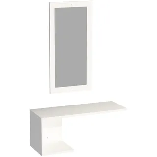 Mehrzweck-Spiegelregal Weiß