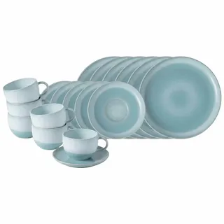 Villeroy & Boch Kaffeeservice Perlemor Aqua 18-tlg. blau