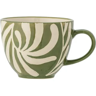 Bloomingville Heikki Tasse, Grün, Steingut, T9,5xH7,5 cm, 240 ml