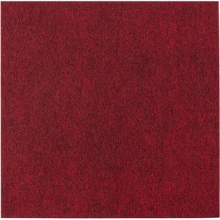 Andiamo Teppichfliese »Abbo, selbstklebend« quadratisch 4 mm Höhe Bodenschutz, quadaratisch 40x40 cm, 25er Set, 50er Set, 100er Set, rot