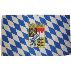 Bild Flagge Bayern Wappen 90 x 150 cm