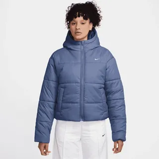 Nike Damen Jacke Classic Puffer FZ5899-499 M - World Indigo/White - M