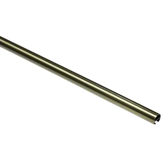 GARDINIA Gardinenstange Memphis mit Innenlauf I Ø 16 mm Messing-Antik