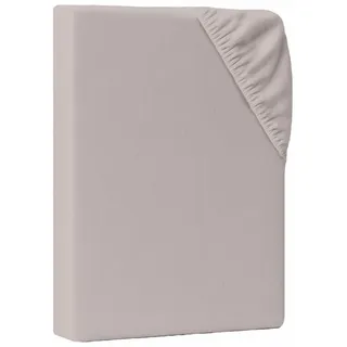 AM Qualitätsmatratzen Spannbettlaken 140/200/25 cm Taupe , Textil , Uni , Füllung: Baumwollfüllung , Rechteckig , 140x200 cm , Oeko-Tex® Standard 100 , Heimtextilien, Bettwäsche & Leintücher, Leintücher, Bettlaken