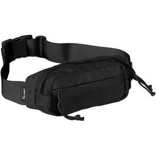 Wisport Toke Hüfttasche Taille Cordura Sicherheit Reise Gürtel Fanny Schwarz