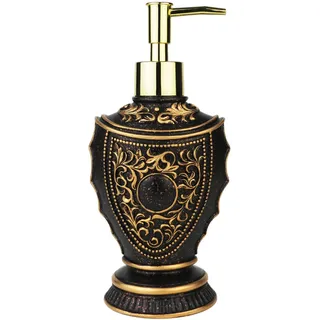 jyxr home&living Vintage Seifenspender 300ml Schwarz/Gold