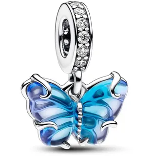 Pandora Blauer Murano-Glas Schmetterling Charm-Anhänger 792698C01