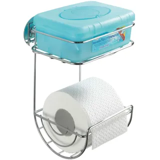 Wenko Turbo-Loc Befestigen ohne Bohren Chrom m. Ablage,