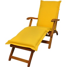 Bild von indoba® Polsterauflage Deck Chair Premium extra dick - Gelb