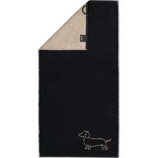Cawö Handtücher WE Love Dogs Companion 6248 Schwarz-Beige - 93