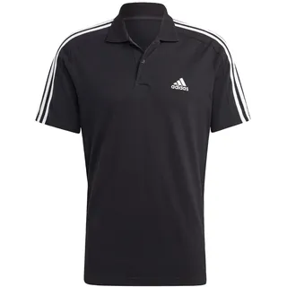 adidas 3-Streifen Pique Ps Kurzarm-poloshirt Black / White S