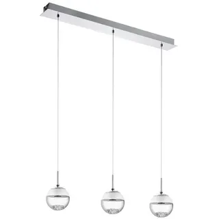 EGLO Montefio 3-flg. 87 cm kugelförmig silberfarben