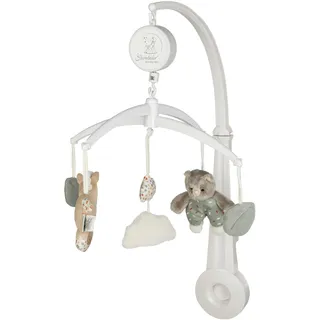Sterntaler Mobile Bauernhof - Baby Mobile mit Plüschfiguren aus weichem Flausch & wattiert mit Polyesterwatte - perfekt als Babyzimmer Deko und Babyspielzeug zum Beruhigen, bunt