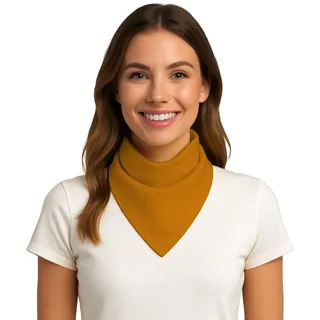 FIESTAS GUIRCA | Orange Bandana für Erwachsene Unisex - Vielseitiges Textilaccessoire für Kostümpartys und Karneval - Ideal zum Ergänzen von Piraten-, Cowboy- oder Banditenkostümen - Orange