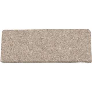 Pergamon Trend Nadelfilz Stufenmatte Bent 15Er-Set , Beige, Braun , Textil , Rechteckig , 24x65 cm , rutschfeste Unterfläche , Teppiche und Böden, Bodenbeläge