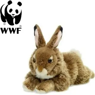WWF Plüschtier Hase (19cm, liegend) lebensecht Kuscheltier Stofftier Rabbit