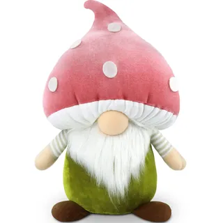 Gehydy Pilze Wichtel Weihnachts Figuren Große Dekoration Weihnachtsdekoration Bauernhaus Decorations Zubehör für Home Küche - 33cm
